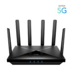 Cudy (WR1500) v1 Wireless Wi-Fi 6 Router with 3 Gigabit Ethernet Ports - Black - Image 5