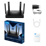 Cudy (WR1500) v1 Wireless Wi-Fi 6 Router with 3 Gigabit Ethernet Ports - Black - Image 10