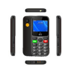 Powertech (PTM-39) Sentry Eco 2 Dual SIM Mobile Phone with Big Buttons - Black - Image 2