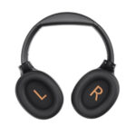 QCY H3 Wireless Bluetooth Headphones with 70 Hours of Playtime, Active Noise Cancellation and High Resolution Audio - Black - Image 2