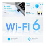 TP-LINK AX1800 Archer TX20U Nano v1 Wi-Fi 6 Ασύρματος USB Αντάπτορας Δικτύου - Μαύρο - Image 3