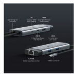 TP-LINK USB-C Docking Station with HDMI 4K PD Ethernet - Gray - Image 8