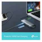 TP-LINK USB-C Docking Station with HDMI 4K PD Ethernet - Gray - Image 5