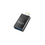 Hoco (UA17) Lightning male to USB-A female Converter - Black