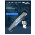 Kakusiga USB 3.0 4-Port Hub with USB-A connection - Gray - Image 4