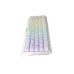 Marvo (KG962) Gaming Mechanical Keyboard 60% with Custom Blue Switches and Rainbow Lighting (English US) - White - Image 5