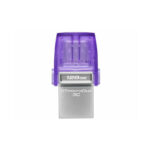 Kingston DataTraveler MicroDuo 3C 128GB USB 3.1 Stick με σύνδεση USB-A & USB-C - Μωβ