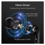 QCY T13 ANC In-ear Bluetooth Handsfree Ακουστικά με Αντοχή στον Ιδρώτα και Θήκη Φόρτισης - Μαύρο - Image 5