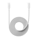 Xiaomi (BHR087AGL) Braided USB 2.0 Cable USB-C male to USB-C male 2m 120W - White - Image 3