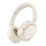 Edifier W800BT Pro Wireless / Wired On Ear Headphones with 45 Hours of Playtime and ANC - Ivory