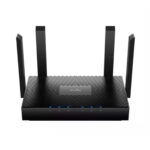 Cudy (WR3000) v1 Wireless Wi-Fi 6 Router with 3 Gigabit Ethernet Ports - Black