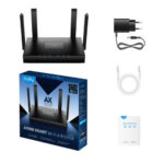 Cudy (WR3000) v1 Ασύρματο Router Wi‑Fi 6 με 3 Θύρες Gigabit Ethernet - Μαύρο - Image 4