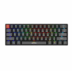 Marvo (KG933G) Tenkeyless Gaming Mechanical Keyboard with Jixian Red Switches and RGB Lighting - Black