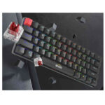 Marvo (KG933G) Tenkeyless Gaming Mechanical Keyboard with Jixian Red Switches and RGB Lighting - Black - Image 3