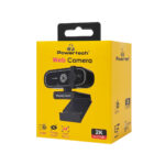 Powertech (PT-1427) Web Camera, 5MP, 2K QHD, Aυτόματη Eστίαση, 1.5m - Mαύρo - Image 5