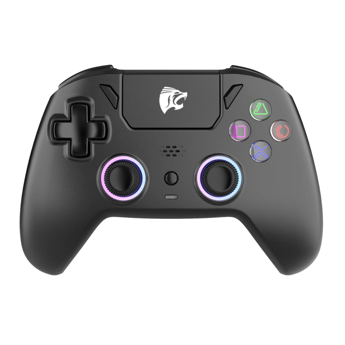 ROAR RR0023 Roar (RR-0023) Wireless Gamepad for Android / PC / PS4 / Switch / iOS - Black - Image 1