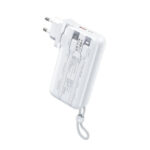 WK (WP-118) Power Bank 10000mAh 22.5W με Θύρα USB-A και Θύρα USB-C Power Delivery - Λευκό - Image 2