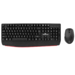 Powertech (PT-1167) Ασύρματο Bluetooth Σετ Πληκτρολόγιο & Ποντίκι Ελληνικό - Μαύρο