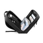 Arctic Hunter (1701) Αδιάβροχη Τσάντα Πλάτης για laptop 15.6", USB, 17L - Μαύρο - Image 3