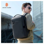 Arctic Hunter (B00574) Waterproof Backpack for 15.6" Laptop - Gray - Image 3