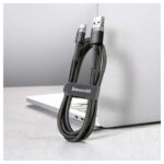Baseus (CATKLF-BG1) Cafule Καλώδιο Φόρτισης USB 2.0 σε USB-C 3A, 1m - Μαύρο - Image 4