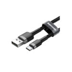 Baseus (CATKLF-BG1) Cafule Καλώδιο Φόρτισης USB 2.0 σε USB-C 3A, 1m - Μαύρο - Image 3