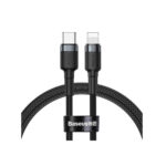 Baseus (CATLKLF-G1) Cafule USB-C to Lightning Charging Cable 20W, 1m - Black