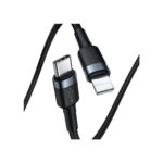 Baseus (CATLKLF-G1) Cafule Καλώδιο Φόρτισης USB-C σε Lightning 20W, 1m  - Μαύρο - Image 4