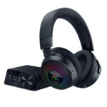 Razer Kraken V4 Pro & OLED Control Hub Wireless On Ear Gaming Headset with 3.5mm / Bluetooth / USB connection - Black