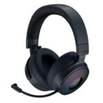 Razer Kraken V4 Pro & OLED Control Hub Wireless On Ear Gaming Headset with 3.5mm / Bluetooth / USB connection - Black - Image 2