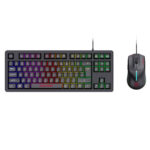 Zeroground (KB-2300GUMS) Soki v3.0 RGB Gaming Keyboard & Mouse Set (English US) - Black
