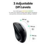 Ugreen M511 (45012) Wireless Bluetooth Mouse - Black - Image 5