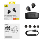 Baseus Bowie E18 In-ear Bluetooth Handsfree Earphones with Sweatproof and Charging Case - Black - Image 5
