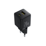 Baseus Palm Φορτιστής Χωρίς Καλώδιο με Θύρα USB-A και Θύρα USB-C 20W Power Delivery / Quick Charge 3.0 - Μαύρο