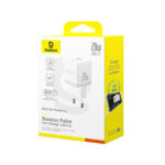 Baseus Palm Φορτιστής Χωρίς Καλώδιο με Θύρα USB-A και Θύρα USB-C 20W Power Delivery / Quick Charge 3.0 - Λευκό - Image 3