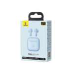 Baseus Bass BS2 Lite In-ear Bluetooth Handsfree Ακουστικά με Αντοχή στον Ιδρώτα και Θήκη Φόρτισης - Γαλάζιο - Image 3
