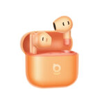 Baseus Bass BS2 Lite In-ear Bluetooth Handsfree Ακουστικά με Αντοχή στον Ιδρώτα και Θήκη Φόρτισης - Πορτοκαλί