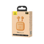Baseus Bass BS2 Lite In-ear Bluetooth Handsfree Ακουστικά με Αντοχή στον Ιδρώτα και Θήκη Φόρτισης - Πορτοκαλί - Image 3